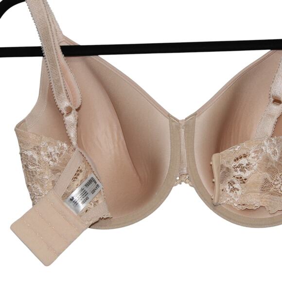 Wacoal 85340 French Garden Underwire Contour Bra Size 36DDD Beige - Picture 5 of 5
